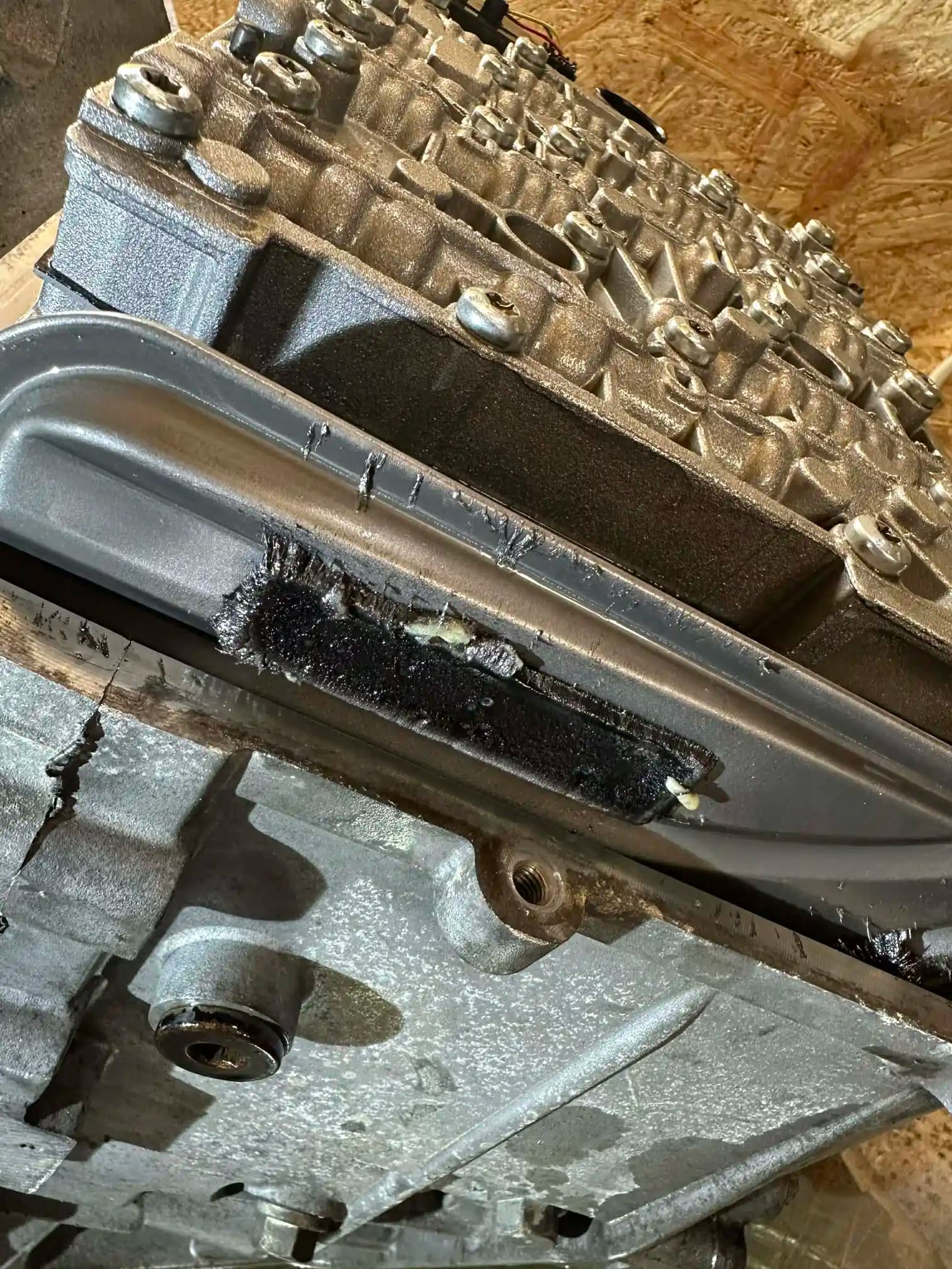 Skrzynia 6DCT450 PowerShift Ford - widok podczas naprawy
