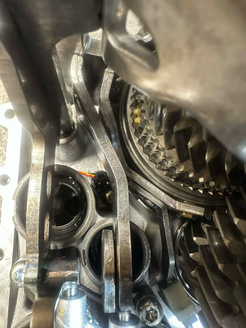 6DCT450 - wałki i synchronizatory